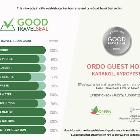 Ordo Hotel Karakol Exterior foto